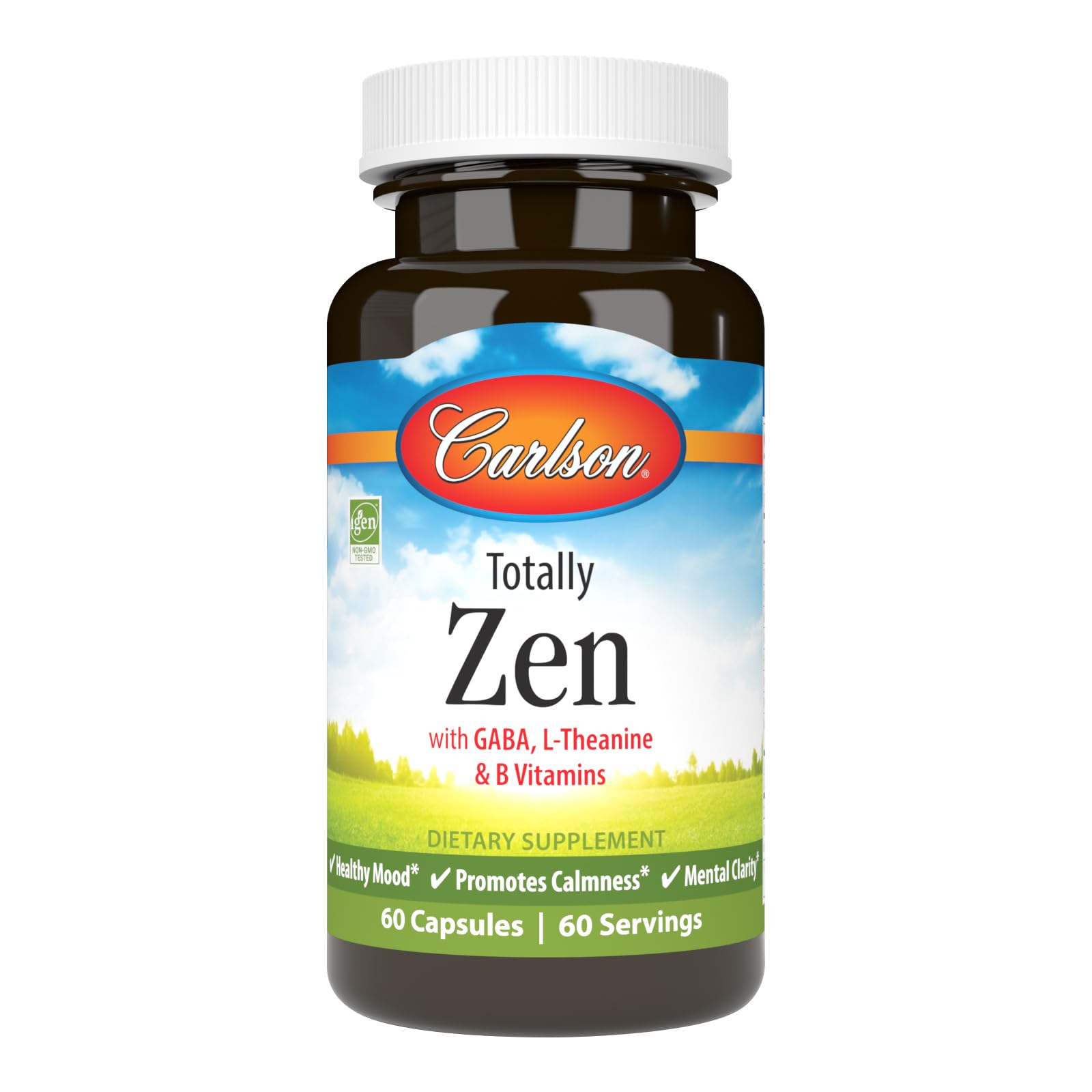 Amazon.com: Carlson - Totally Zen, GABA, L-Theanine & B Vitamins